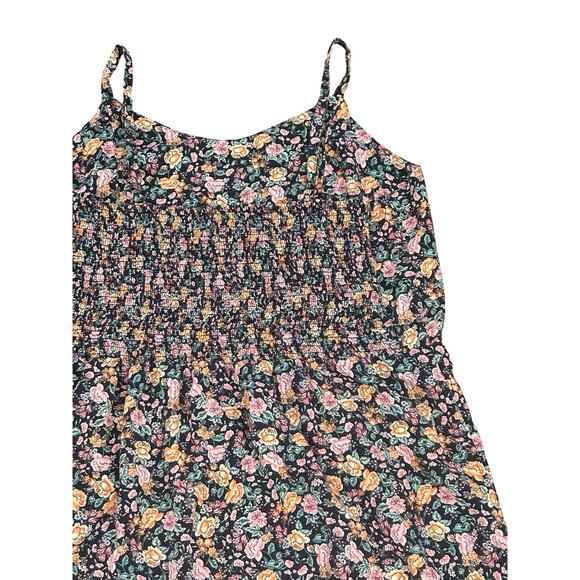 Old Navy Fit & Flare Sleeveless Floral Print Linen Blend Cami Dress XXL Bohemian - Picture 9 of 13